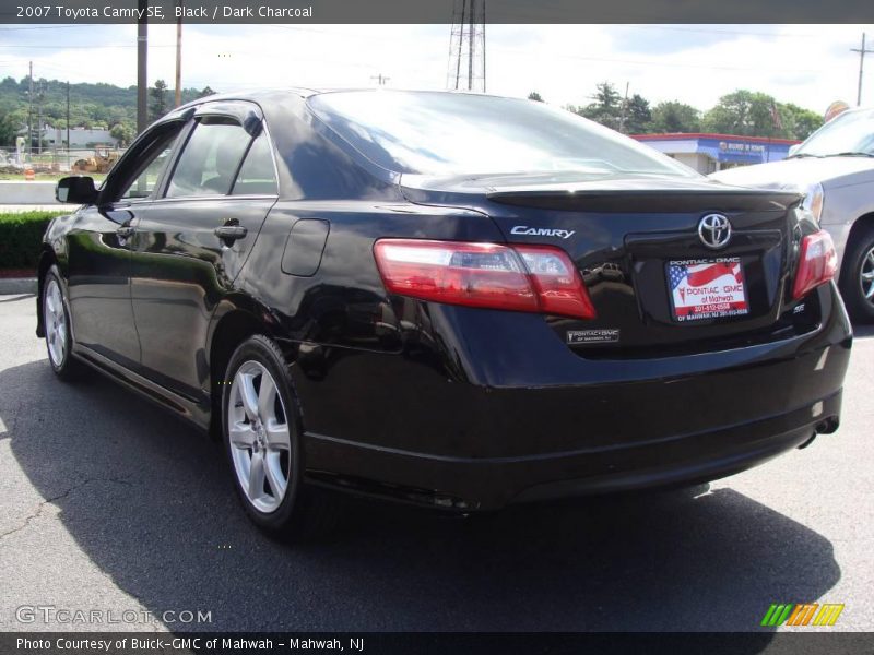 Black / Dark Charcoal 2007 Toyota Camry SE