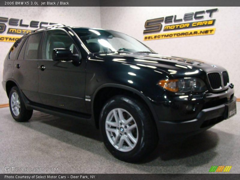 Jet Black / Black 2006 BMW X5 3.0i