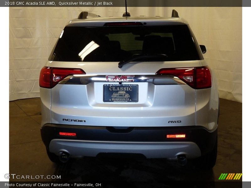 Quicksilver Metallic / Jet Black 2018 GMC Acadia SLE AWD