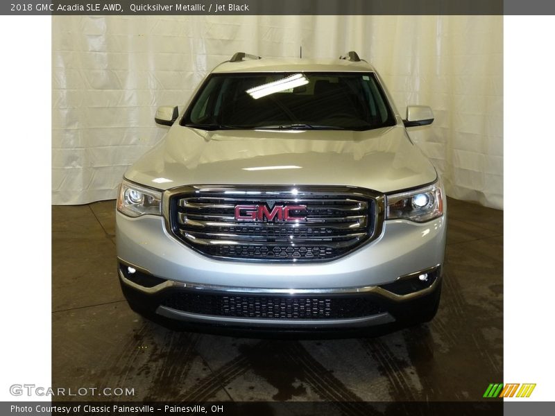 Quicksilver Metallic / Jet Black 2018 GMC Acadia SLE AWD