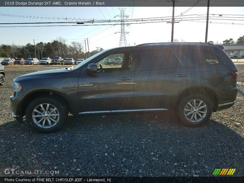 Granite Metallic / Black 2018 Dodge Durango SXT AWD