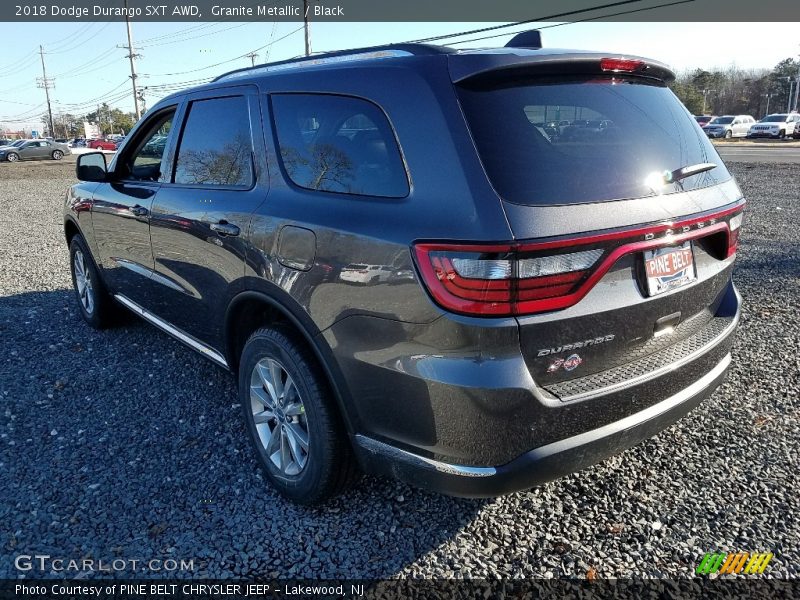 Granite Metallic / Black 2018 Dodge Durango SXT AWD