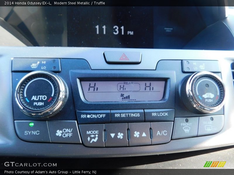 Modern Steel Metallic / Truffle 2014 Honda Odyssey EX-L