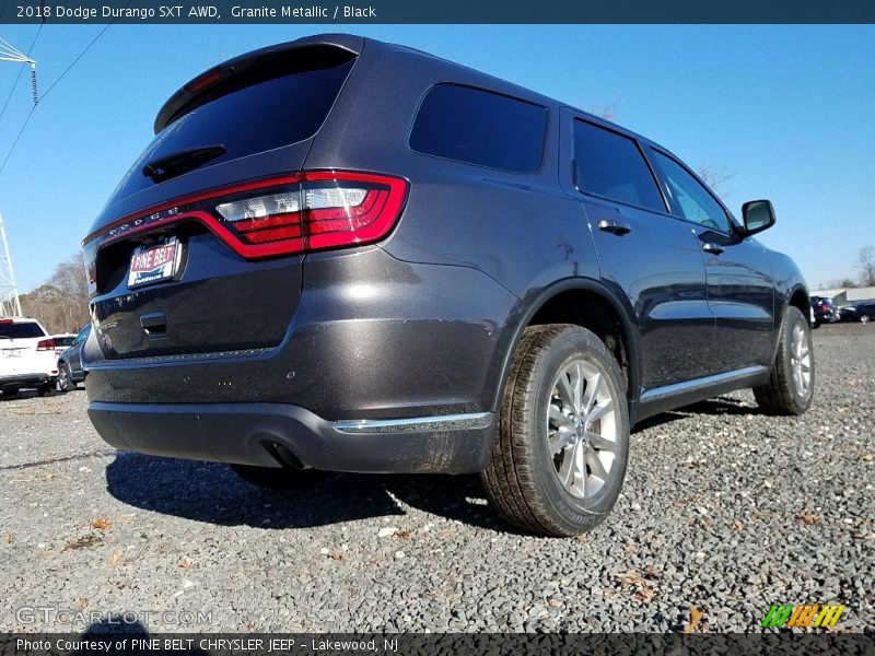 Granite Metallic / Black 2018 Dodge Durango SXT AWD
