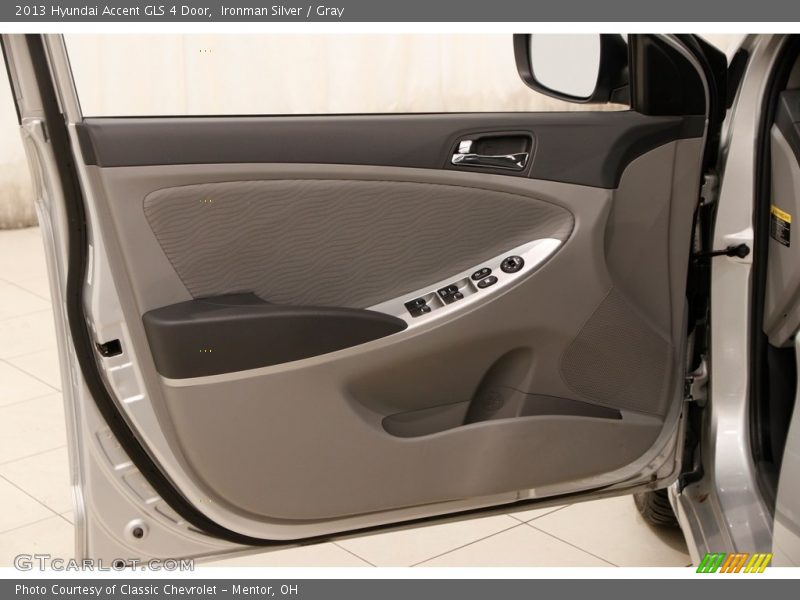 Ironman Silver / Gray 2013 Hyundai Accent GLS 4 Door