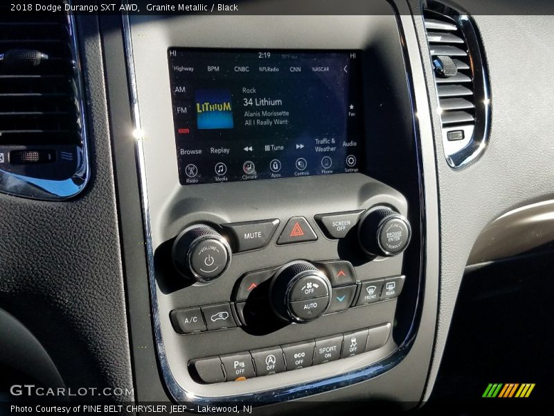Granite Metallic / Black 2018 Dodge Durango SXT AWD