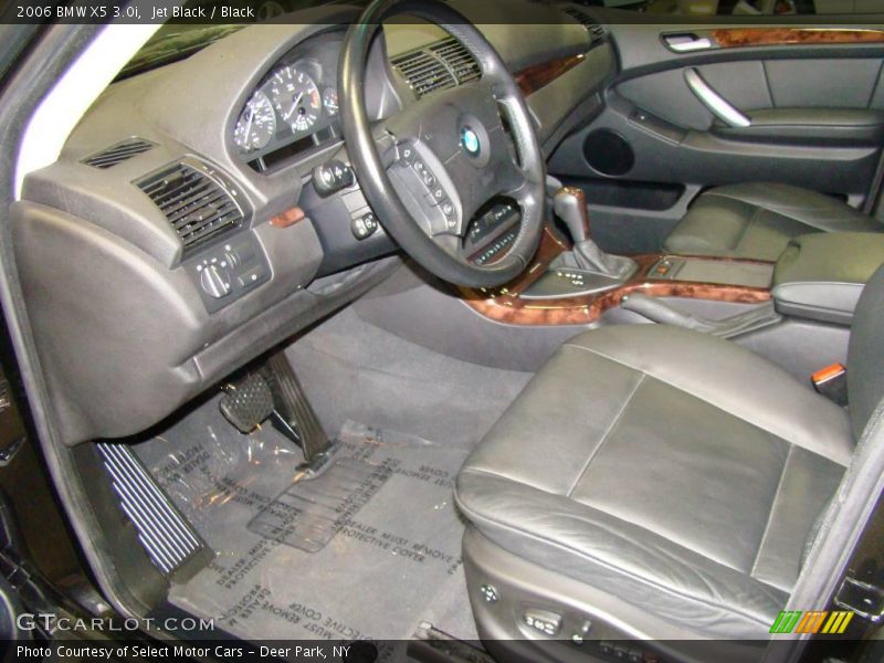 Jet Black / Black 2006 BMW X5 3.0i