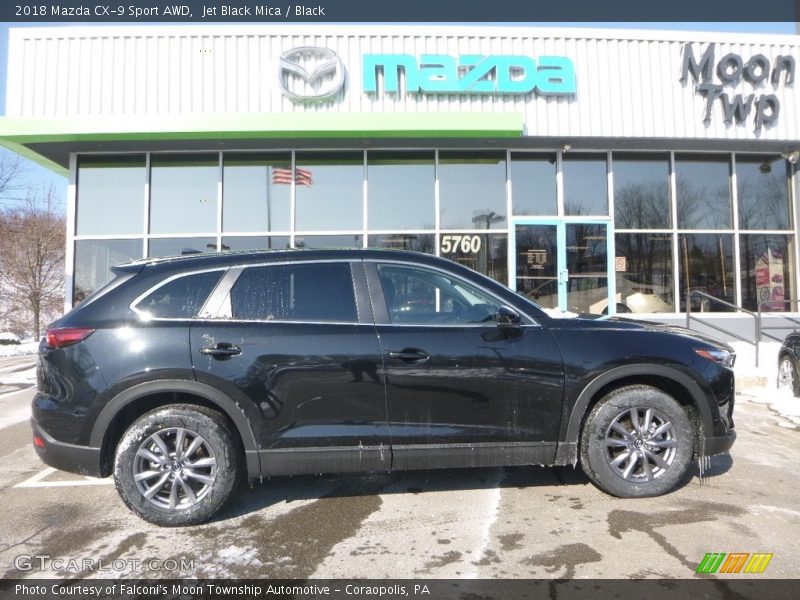 Jet Black Mica / Black 2018 Mazda CX-9 Sport AWD