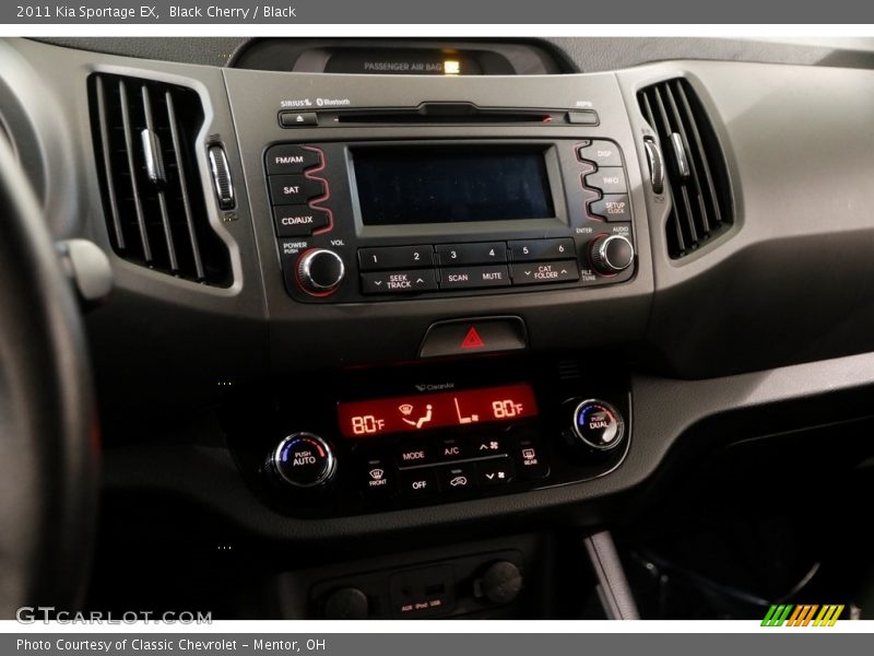 Black Cherry / Black 2011 Kia Sportage EX