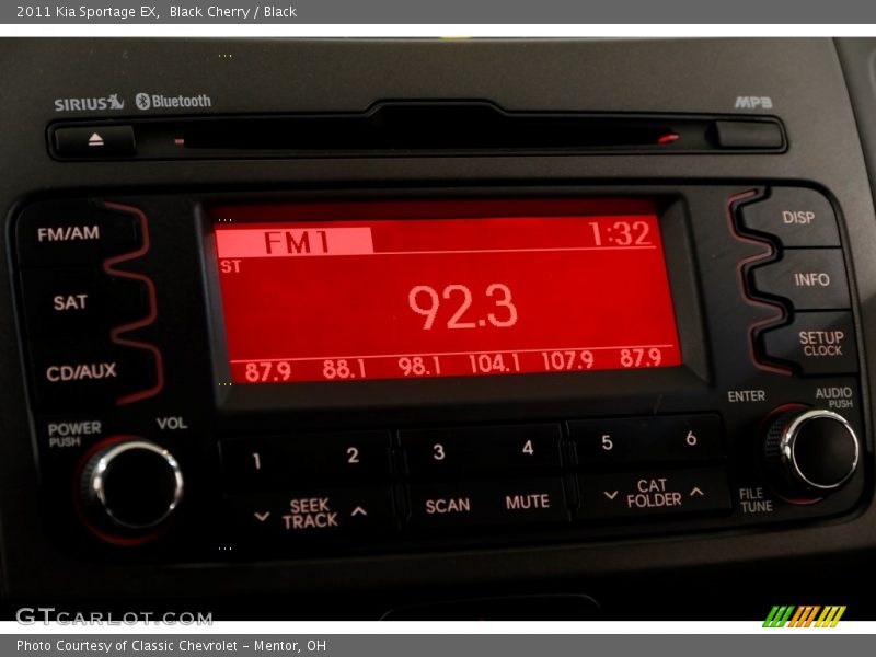 Black Cherry / Black 2011 Kia Sportage EX