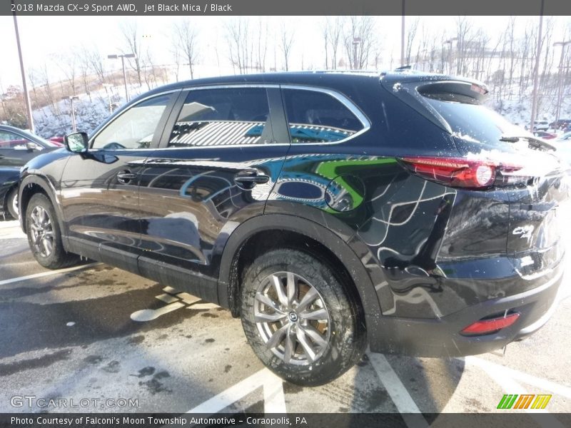 Jet Black Mica / Black 2018 Mazda CX-9 Sport AWD