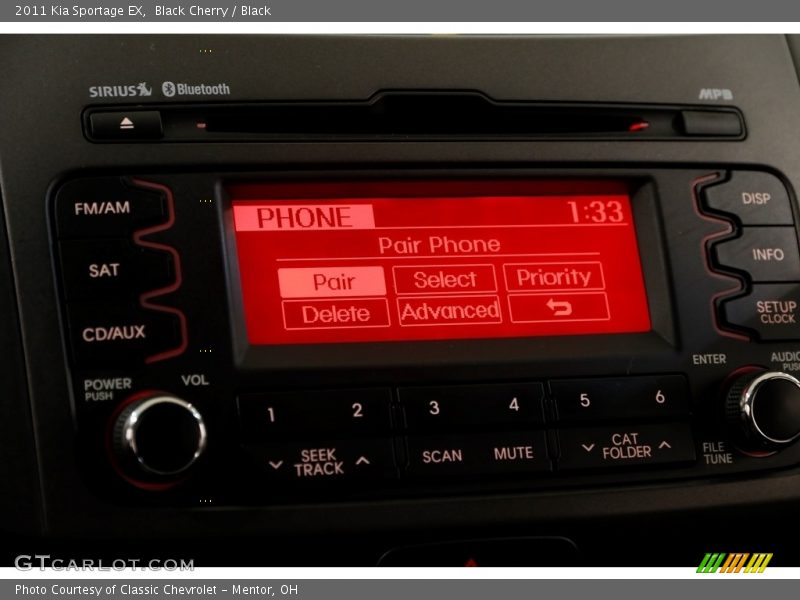 Black Cherry / Black 2011 Kia Sportage EX