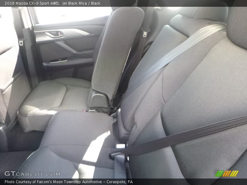 Jet Black Mica / Black 2018 Mazda CX-9 Sport AWD
