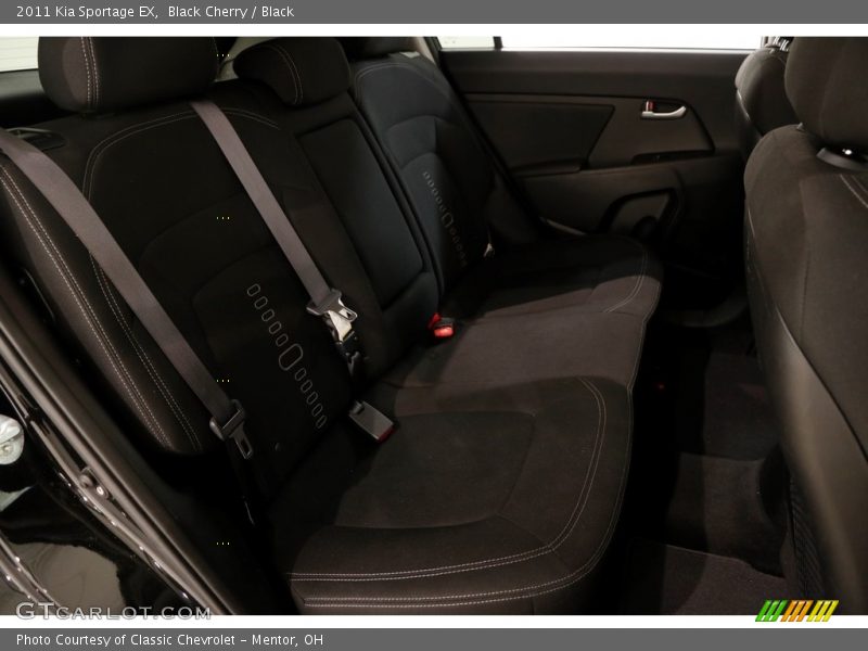 Black Cherry / Black 2011 Kia Sportage EX