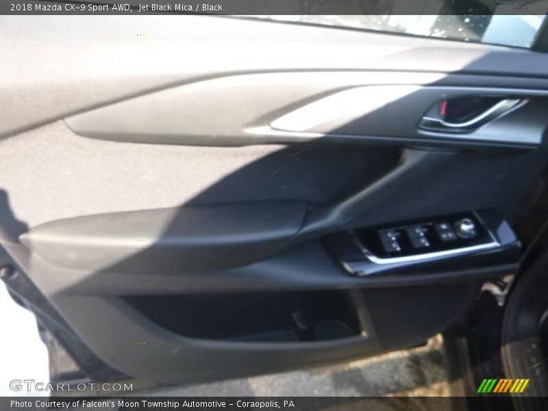 Jet Black Mica / Black 2018 Mazda CX-9 Sport AWD