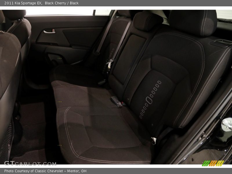 Black Cherry / Black 2011 Kia Sportage EX