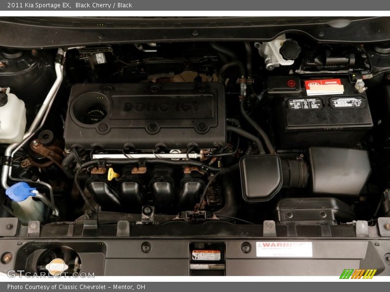Black Cherry / Black 2011 Kia Sportage EX