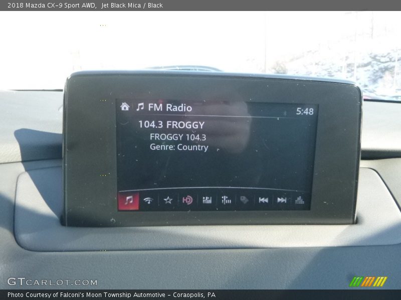 Jet Black Mica / Black 2018 Mazda CX-9 Sport AWD