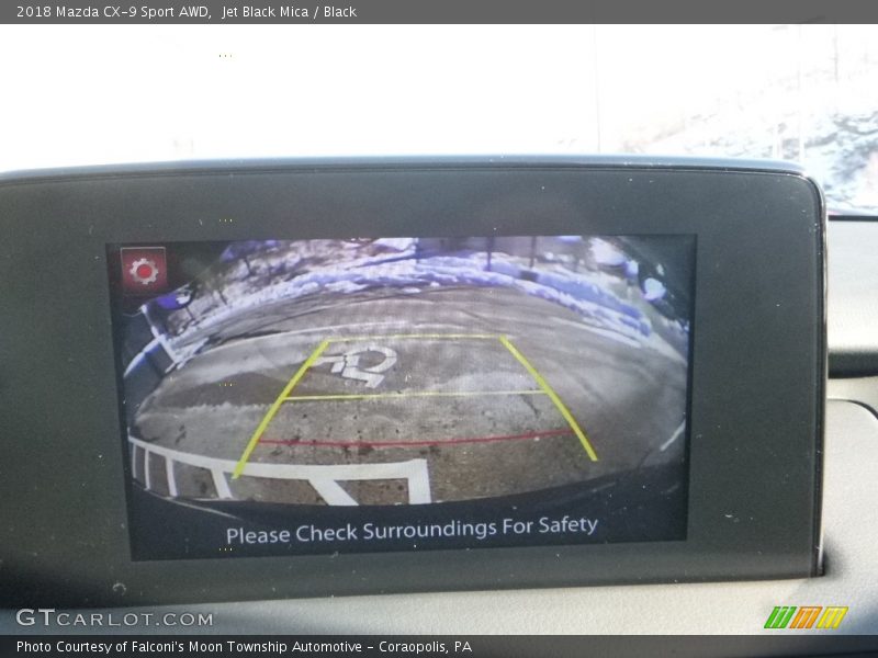 Jet Black Mica / Black 2018 Mazda CX-9 Sport AWD