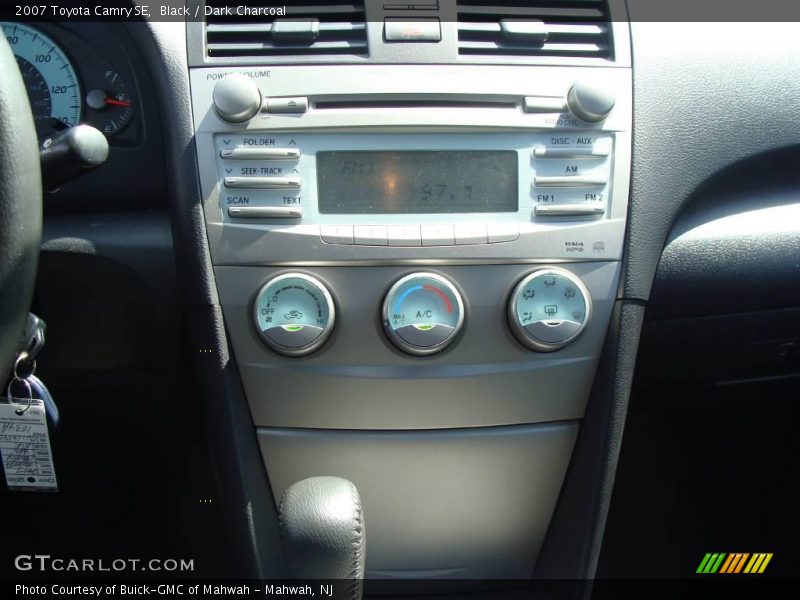 Black / Dark Charcoal 2007 Toyota Camry SE