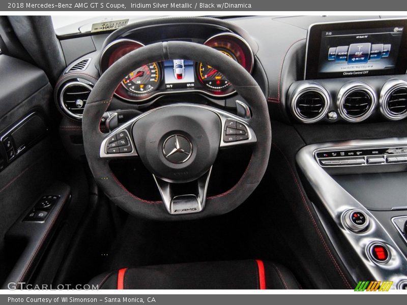 Controls of 2018 AMG GT S Coupe