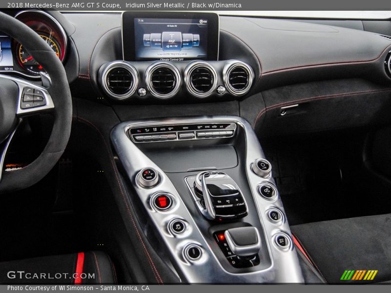 Controls of 2018 AMG GT S Coupe