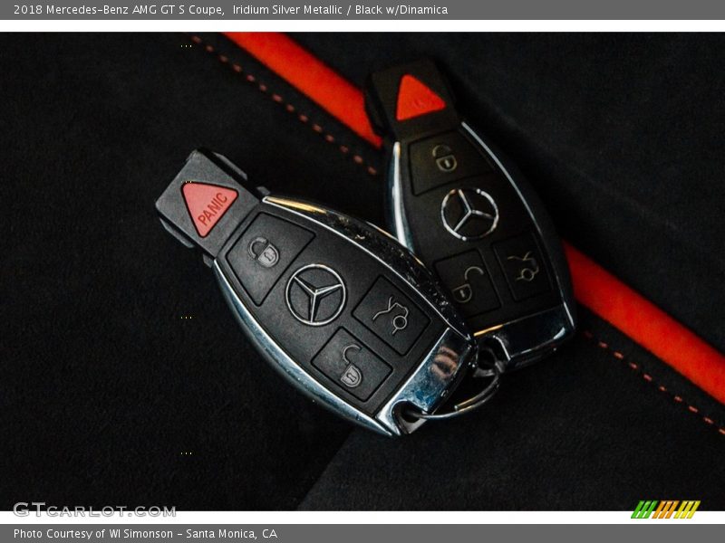 Keys of 2018 AMG GT S Coupe