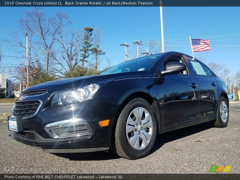 Black Granite Metallic / Jet Black/Medium Titanium 2016 Chevrolet Cruze Limited LS