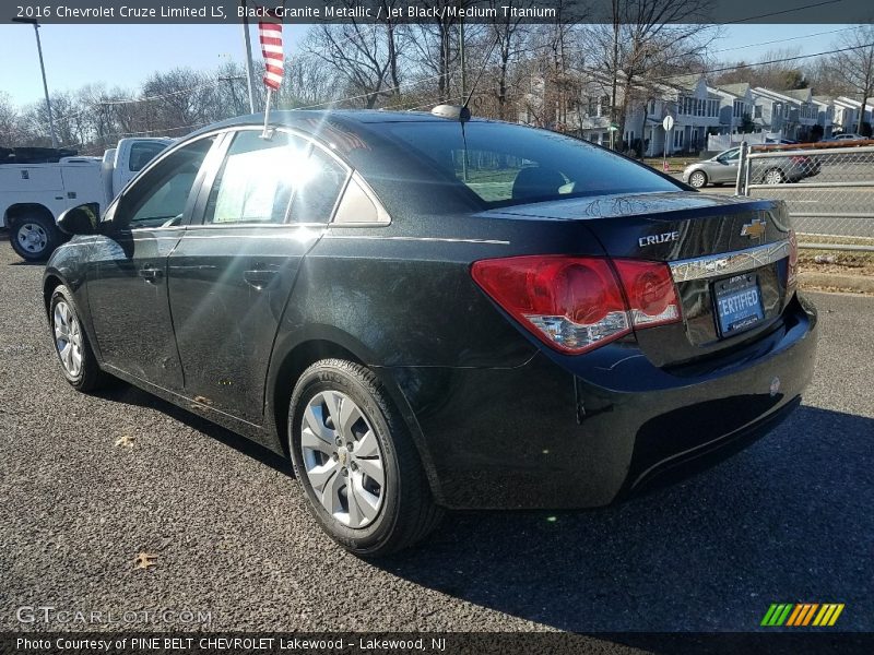Black Granite Metallic / Jet Black/Medium Titanium 2016 Chevrolet Cruze Limited LS