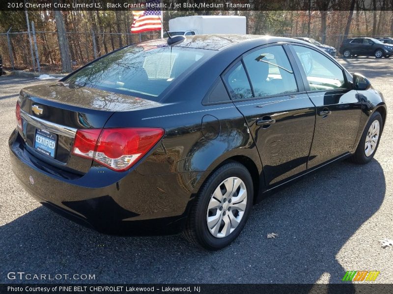Black Granite Metallic / Jet Black/Medium Titanium 2016 Chevrolet Cruze Limited LS