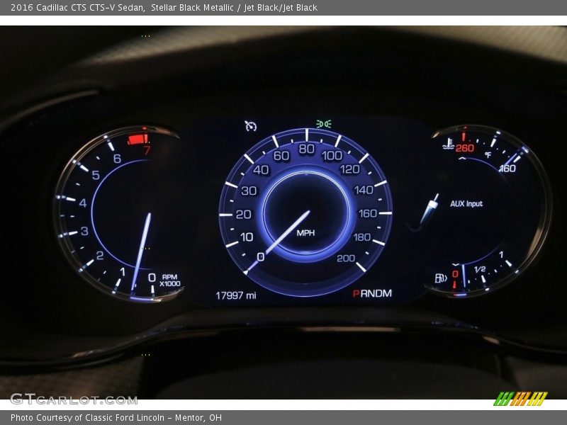  2016 CTS CTS-V Sedan CTS-V Sedan Gauges