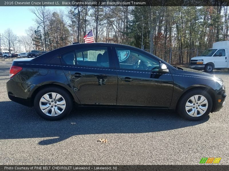 Black Granite Metallic / Jet Black/Medium Titanium 2016 Chevrolet Cruze Limited LS