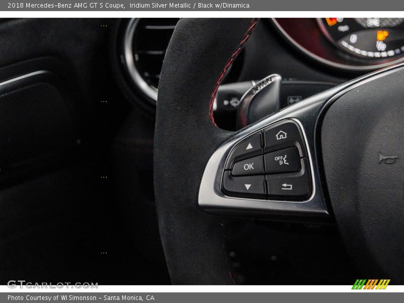 Controls of 2018 AMG GT S Coupe