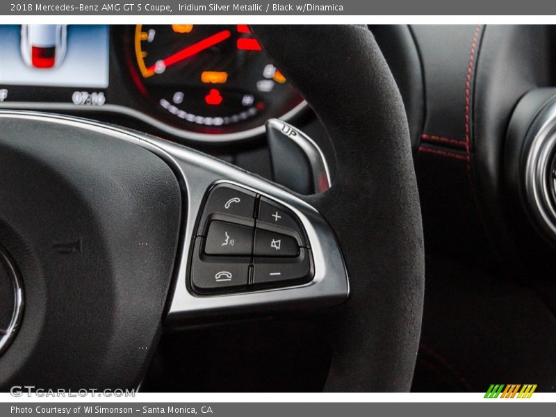 Controls of 2018 AMG GT S Coupe