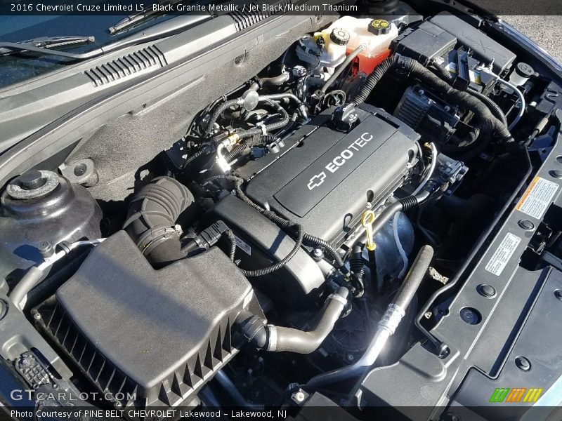 Black Granite Metallic / Jet Black/Medium Titanium 2016 Chevrolet Cruze Limited LS