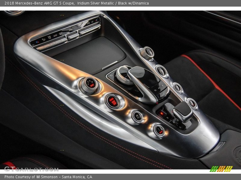Controls of 2018 AMG GT S Coupe