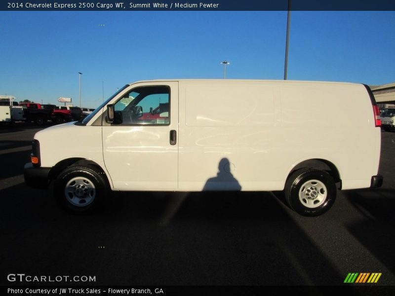 Summit White / Medium Pewter 2014 Chevrolet Express 2500 Cargo WT