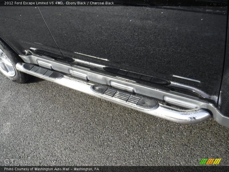 Ebony Black / Charcoal Black 2012 Ford Escape Limited V6 4WD