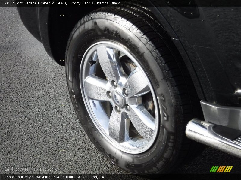 Ebony Black / Charcoal Black 2012 Ford Escape Limited V6 4WD