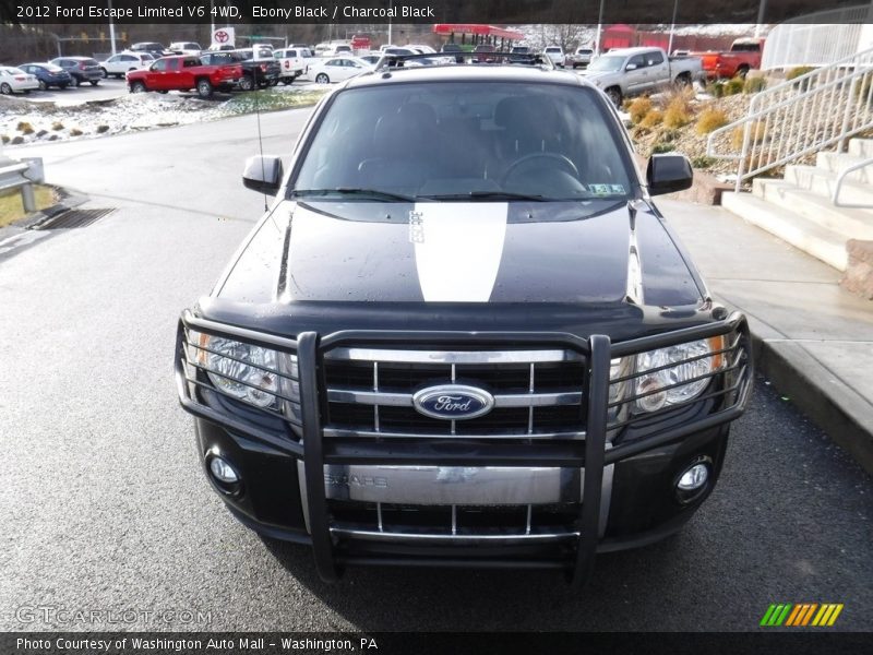 Ebony Black / Charcoal Black 2012 Ford Escape Limited V6 4WD