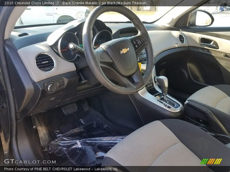Black Granite Metallic / Jet Black/Medium Titanium 2016 Chevrolet Cruze Limited LS