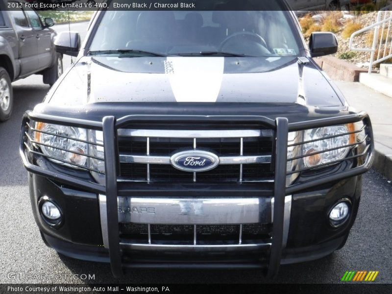 Ebony Black / Charcoal Black 2012 Ford Escape Limited V6 4WD