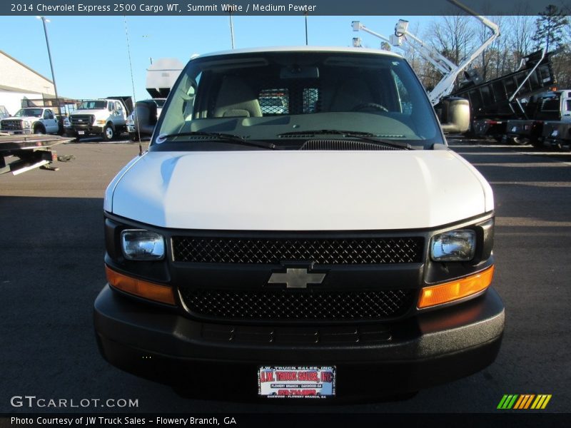 Summit White / Medium Pewter 2014 Chevrolet Express 2500 Cargo WT