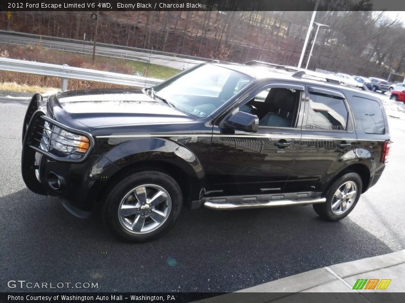 Ebony Black / Charcoal Black 2012 Ford Escape Limited V6 4WD