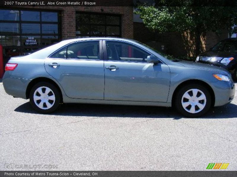 Aloe Green Metallic / Bisque 2007 Toyota Camry LE