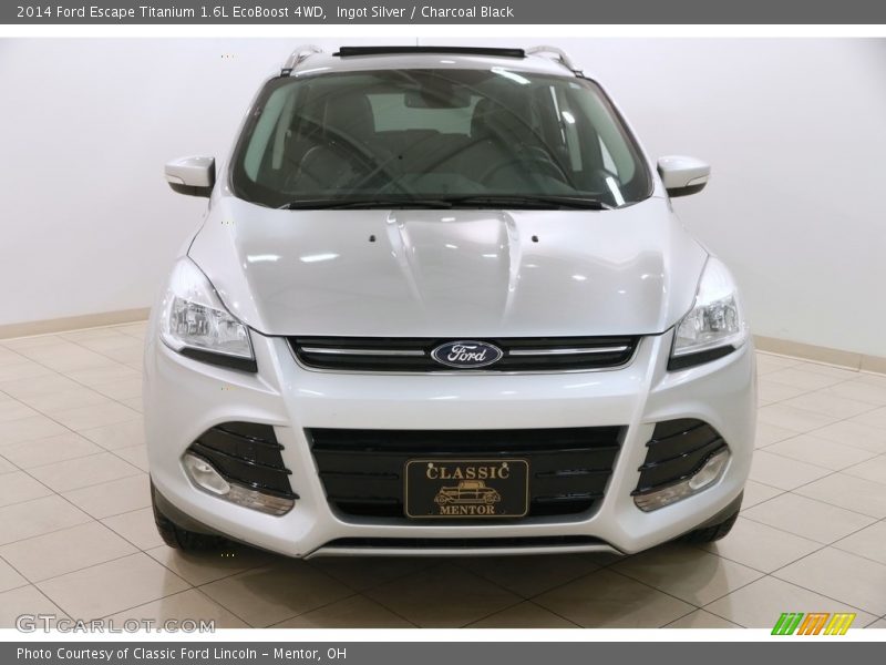 Ingot Silver / Charcoal Black 2014 Ford Escape Titanium 1.6L EcoBoost 4WD