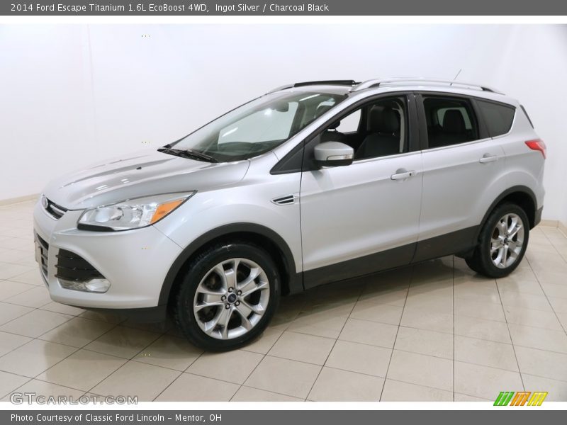 Ingot Silver / Charcoal Black 2014 Ford Escape Titanium 1.6L EcoBoost 4WD