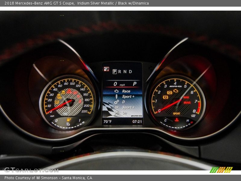  2018 AMG GT S Coupe S Coupe Gauges
