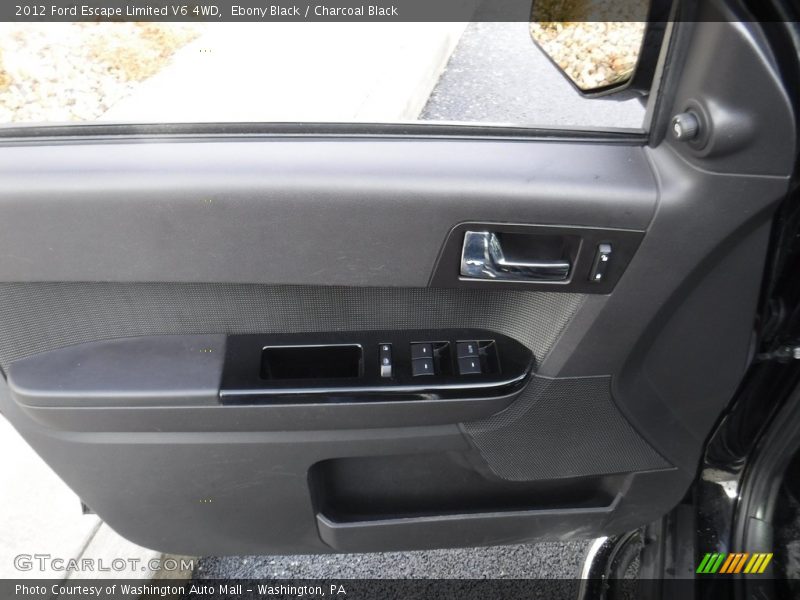 Ebony Black / Charcoal Black 2012 Ford Escape Limited V6 4WD