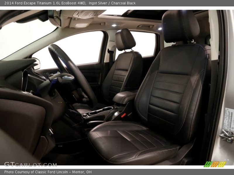 Ingot Silver / Charcoal Black 2014 Ford Escape Titanium 1.6L EcoBoost 4WD